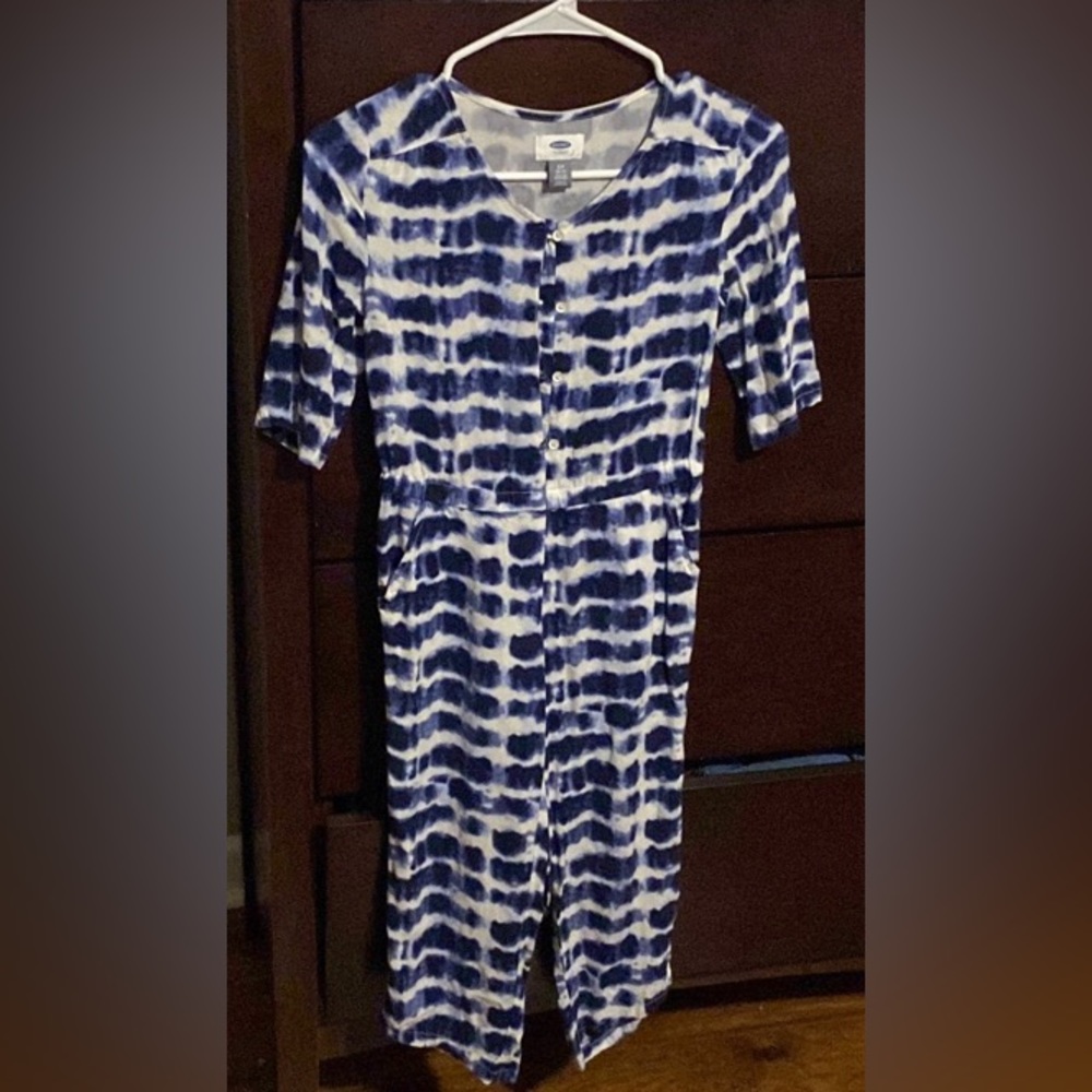 Old Navy tie dye jumpsuit girls size 6-7